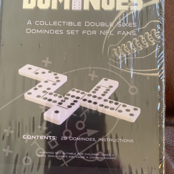 NFL Eagles White and Green Dominoes Set - Picture 2 of 4